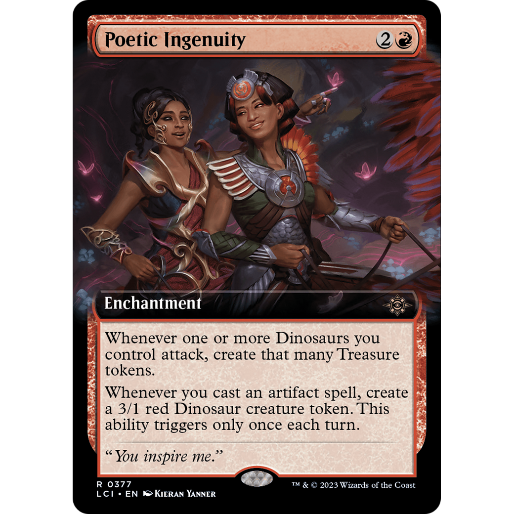 Poetic Ingenuity (LCI-377) - The Lost Caverns of Ixalan: (Extended Art) Foil