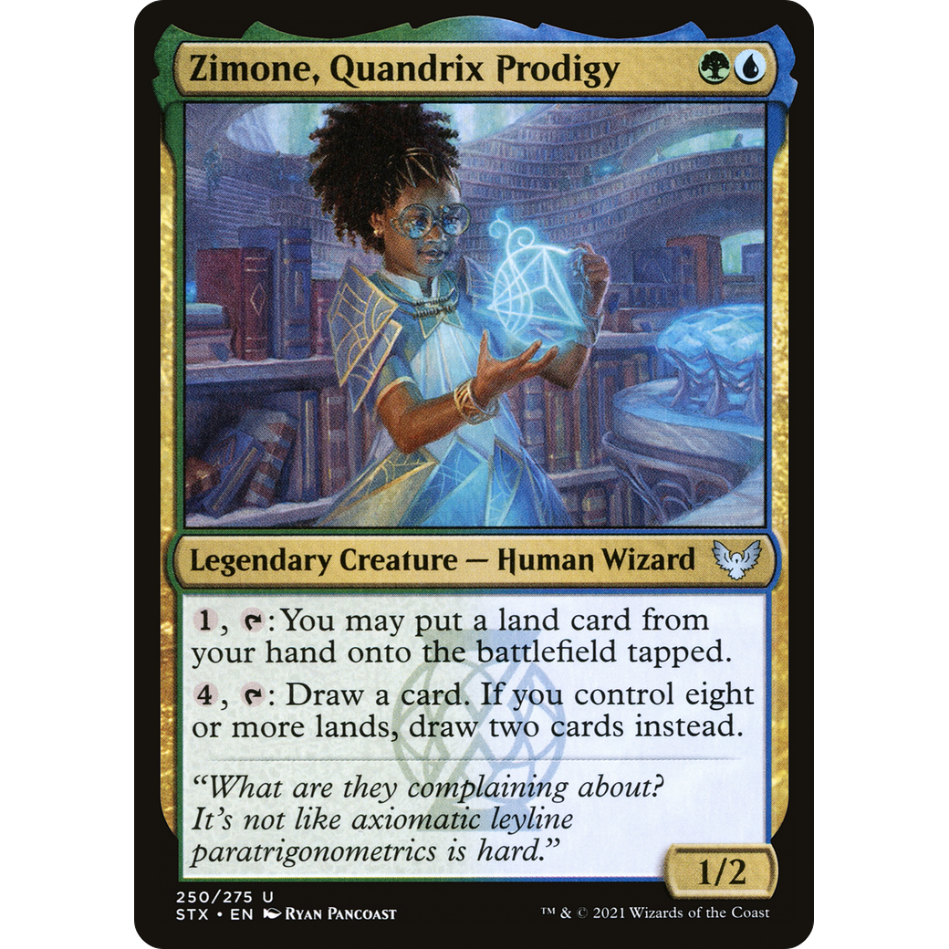 Zimone, Quandrix Prodigy (STX-250) - Strixhaven: School of Mages Foil