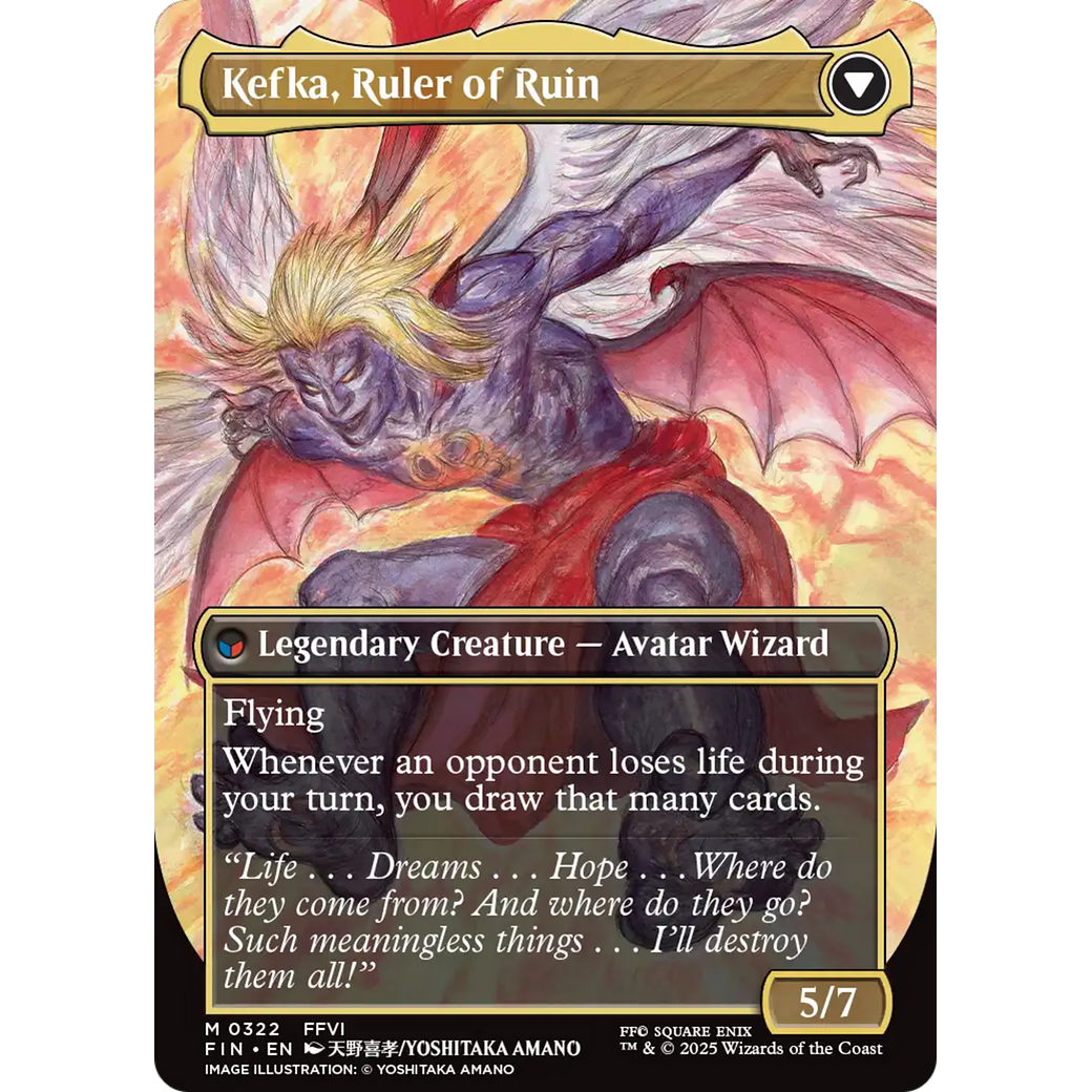 Kefka, Court Mage (Borderless) (0322) (FIN-322) - FINAL FANTASY (Borderless)