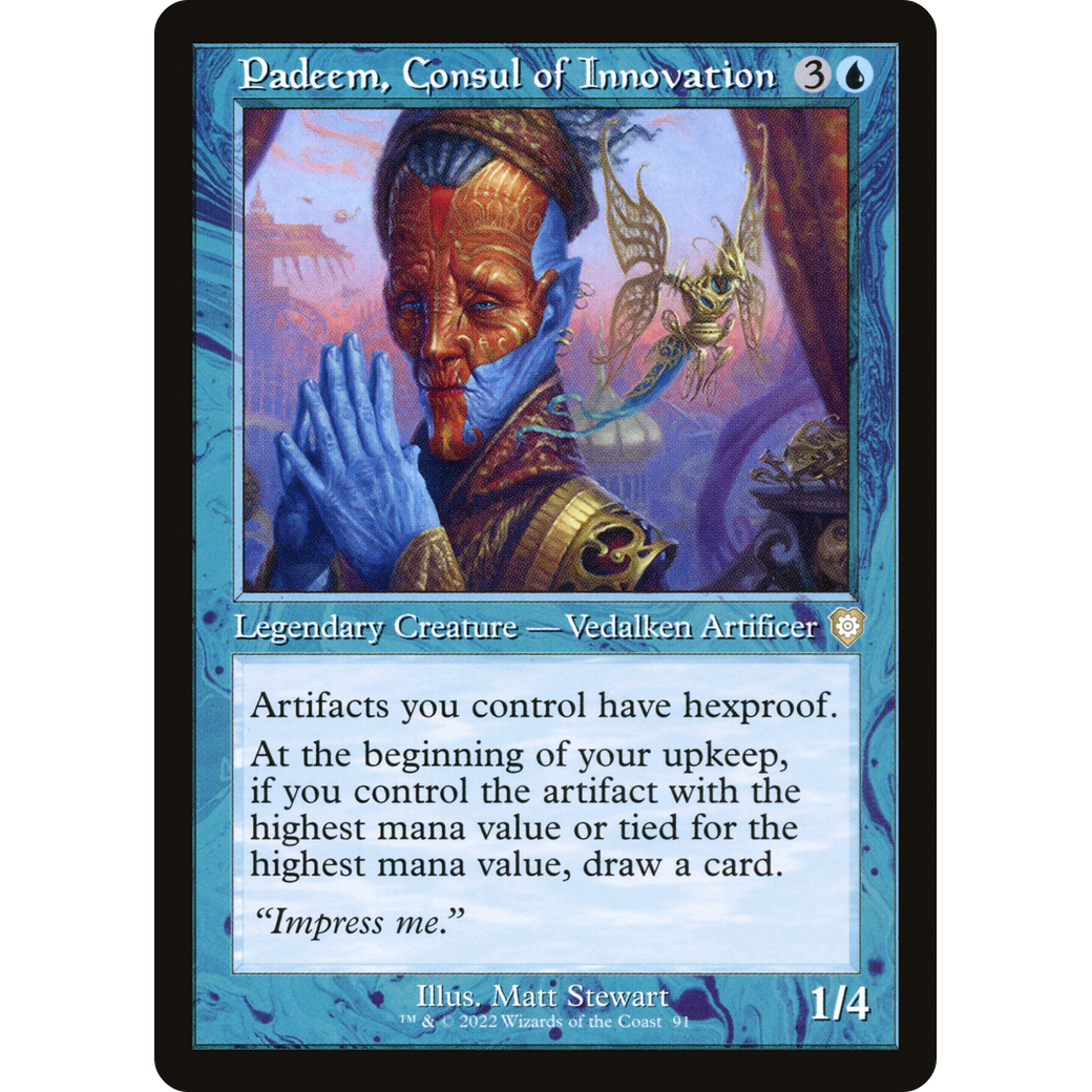 Padeem, Consul of Innovation (Retro Frame) (BRC-091) - The Brothers' War Commander