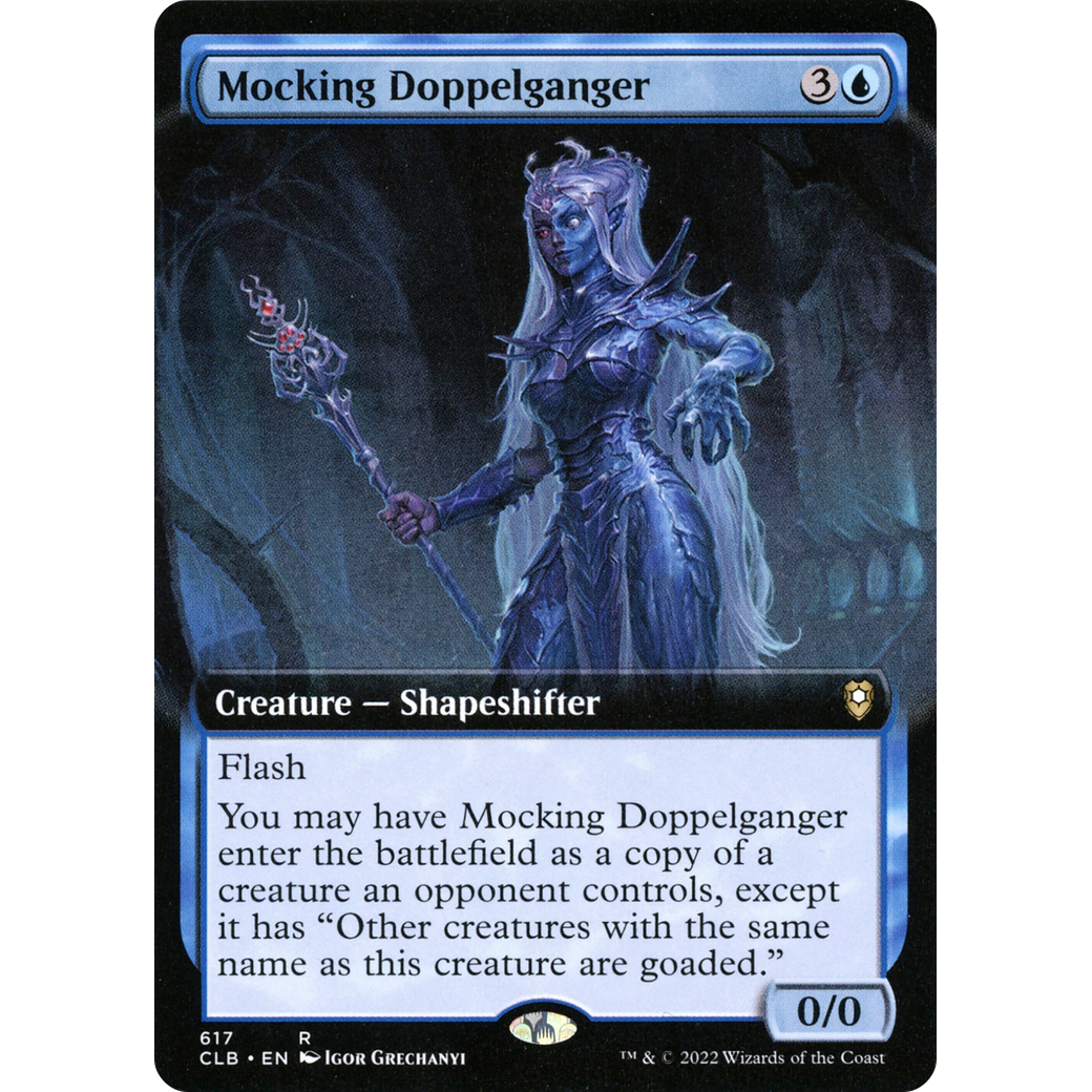 Mocking Doppelganger (CLB-617) - Commander Legends: Battle for Baldur's Gate: (Extended Art)