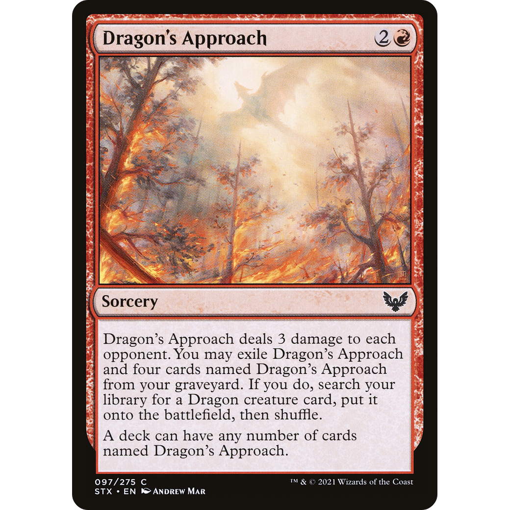 Dragon's Approach (STX-097) - Strixhaven: School of Mages Foil