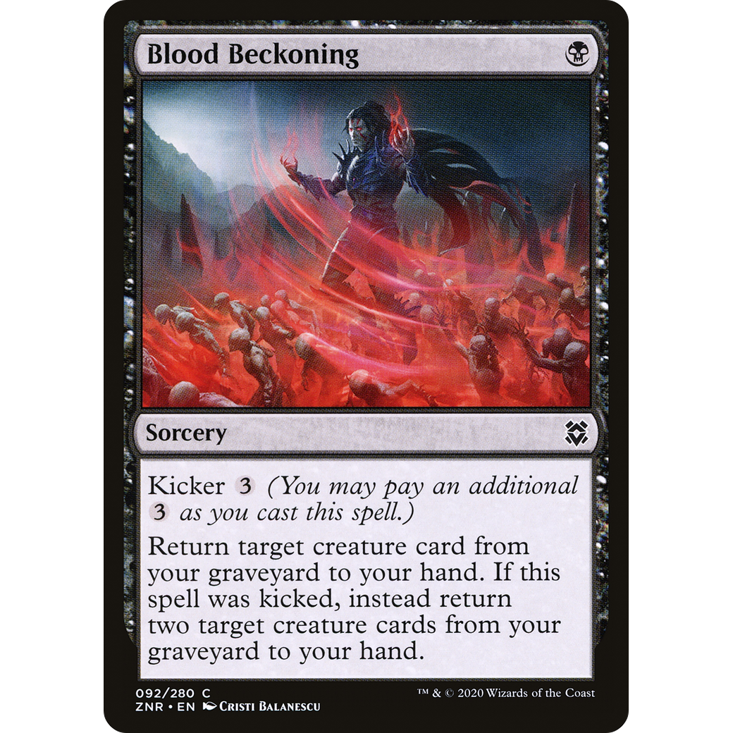 Blood Beckoning (ZNR-092) - Zendikar Rising