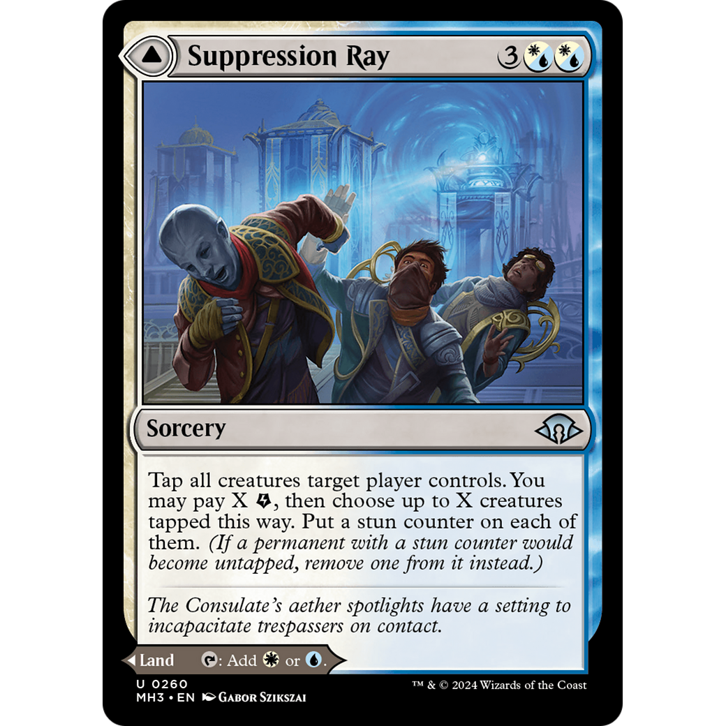 Suppression Ray // Orderly Plaza (MH3-260) - Modern Horizons 3 Foil