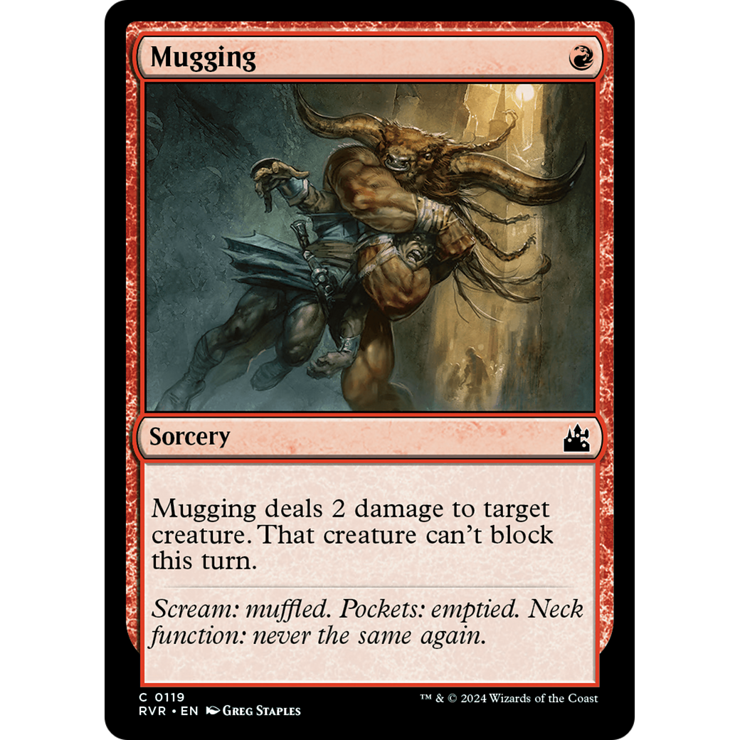 Mugging (RVR-119) - Ravnica Remastered Foil