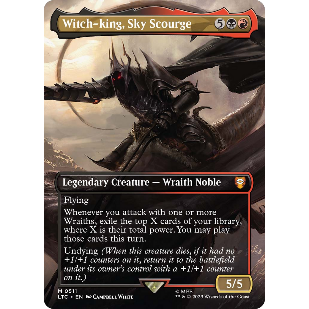 Witch-king, Sky Scourge (LTC-511) - Tales of Middle-earth Commander (Borderless) Foil