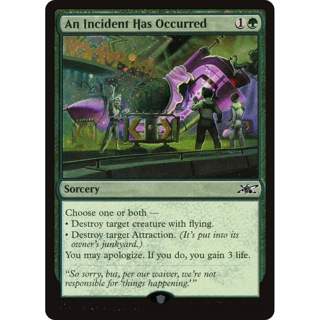 An Incident Has Occurred (Galaxy Foil) (UNF-429) - Unfinity Foil