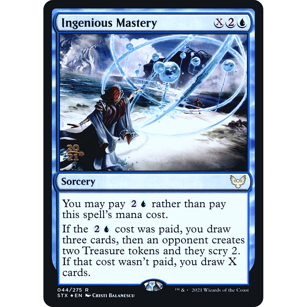 Ingenious Mastery (PRE-044) - Strixhaven: School of Mages Promos Foil