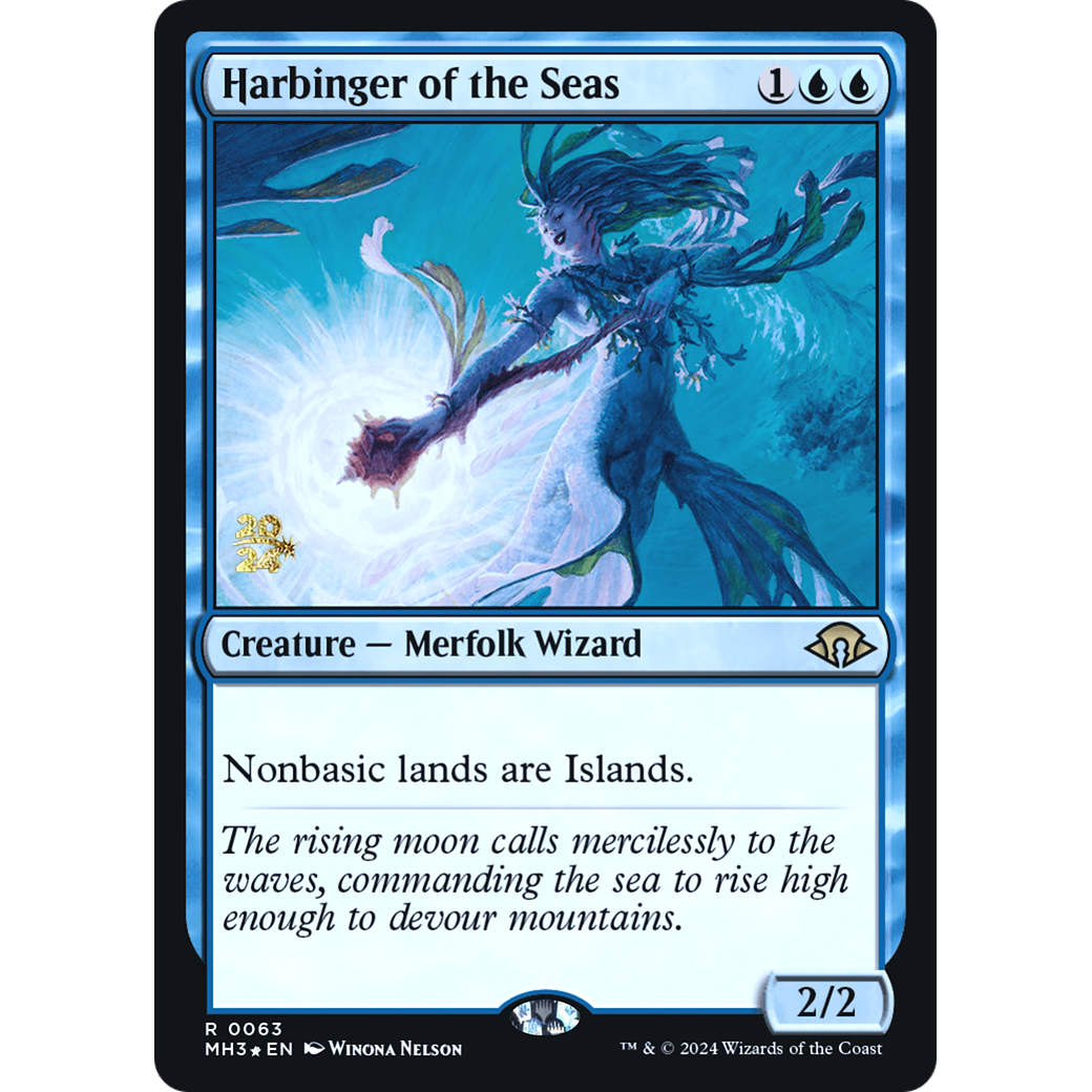 Harbinger of the Seas (PRE-63S) - Modern Horizons 3 Promos Foil