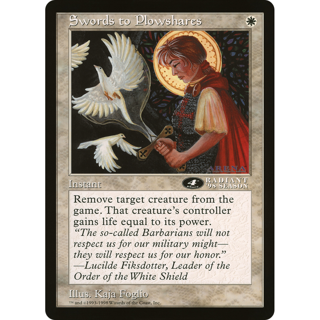 Swords to Plowshares (OLEP-045) - Oversized League Prizes