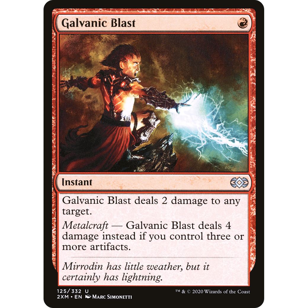 Galvanic Blast (2XM-125) - Double Masters Foil