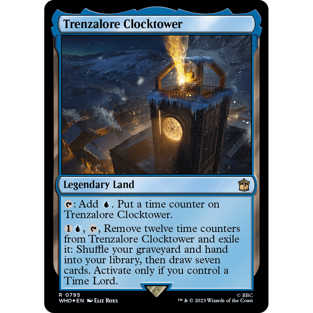 Trenzalore Clocktower (Surge Foil) (WHO-795) - Doctor Who Foil
