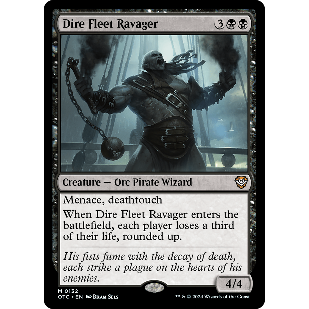 Dire Fleet Ravager (OTC-132) - Outlaws of Thunder Junction Commander