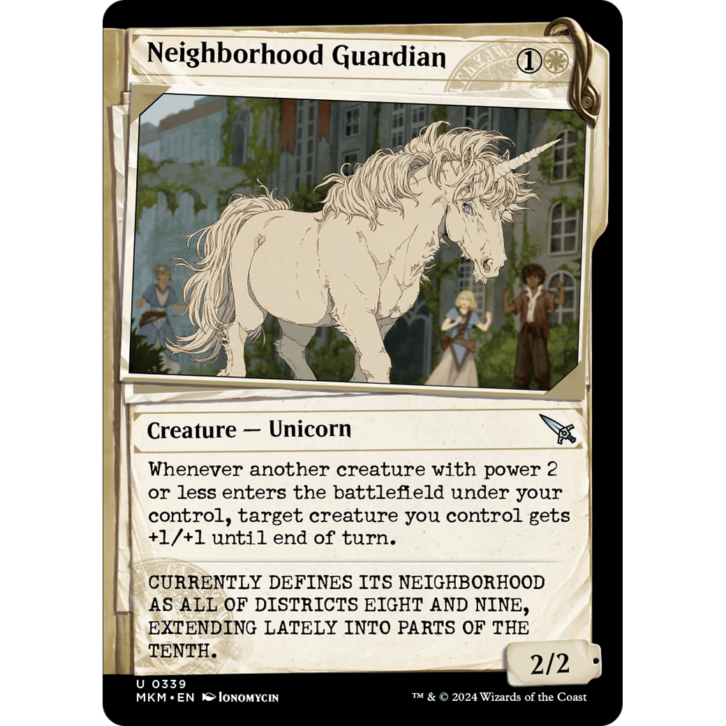 Neighborhood Guardian (MKM-339) - Murders at Karlov Manor: (Showcase)