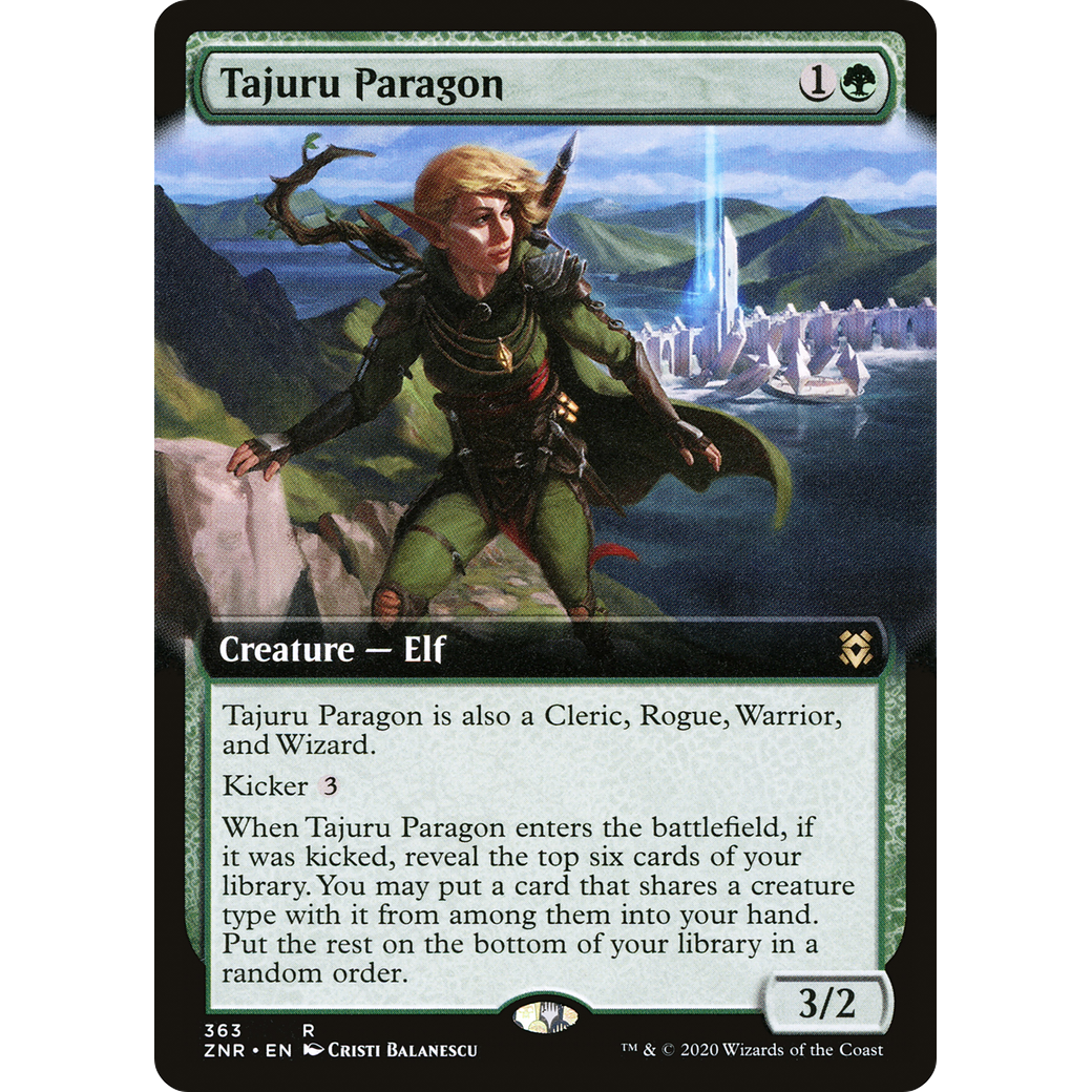 Tajuru Paragon (Extended Art) (ZNR-363) - Zendikar Rising: (Extended Art)