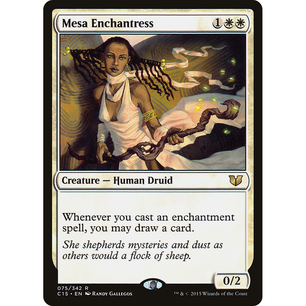 Mesa Enchantress (C15-075) - Commander 2015