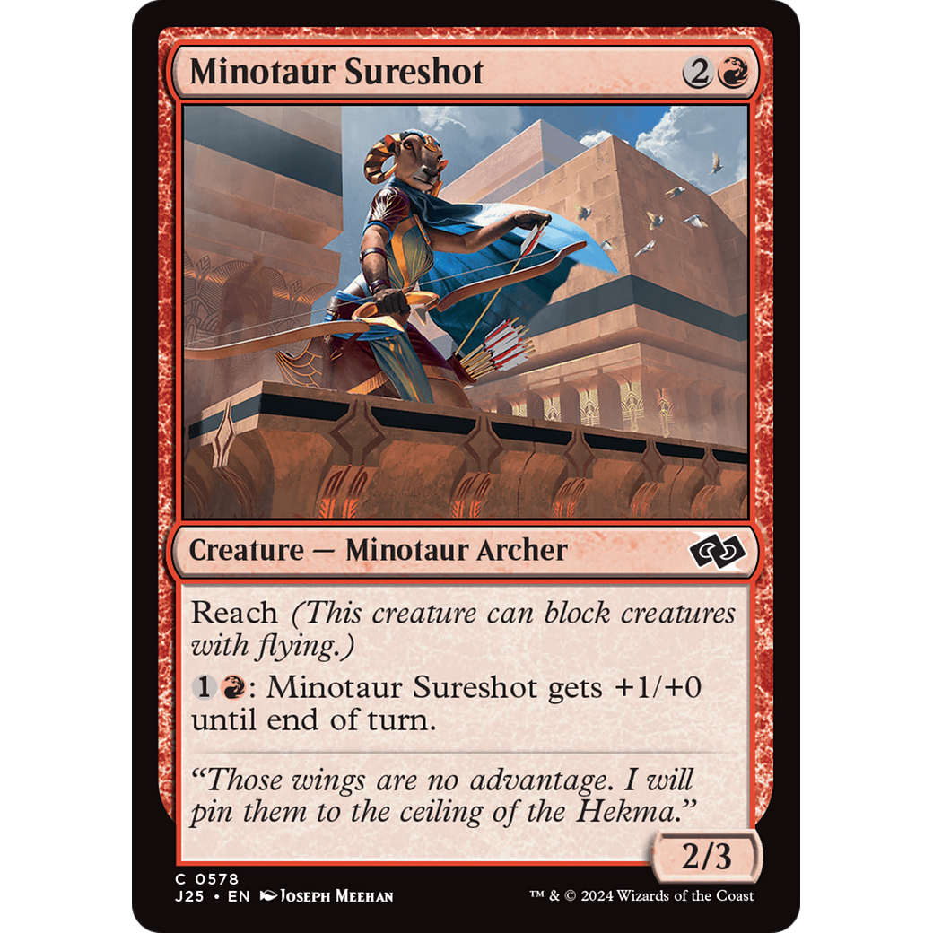 Minotaur Sureshot (J25-578) - Foundations Jumpstart