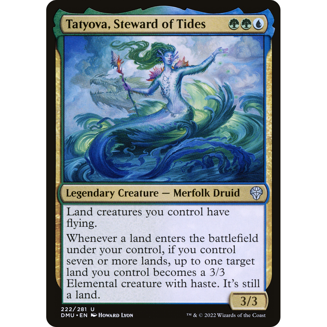 Tatyova, Steward of Tides (DMU-222) - Dominaria United Foil