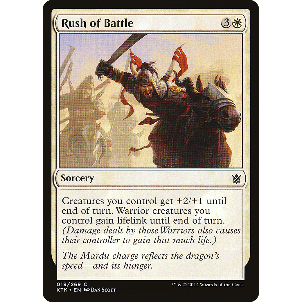 Rush of Battle (KTK-019) - Khans of Tarkir