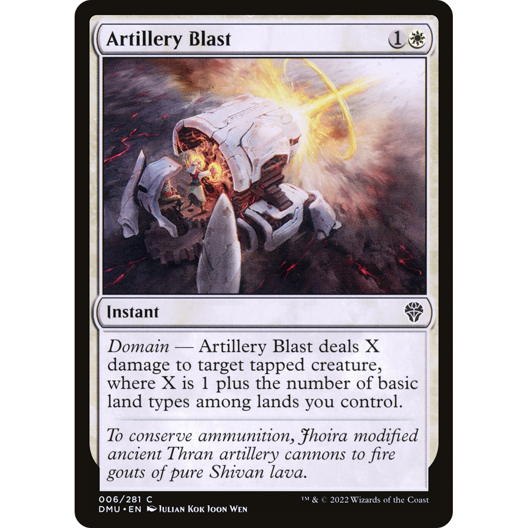 Artillery Blast (DMU-006) - Dominaria United