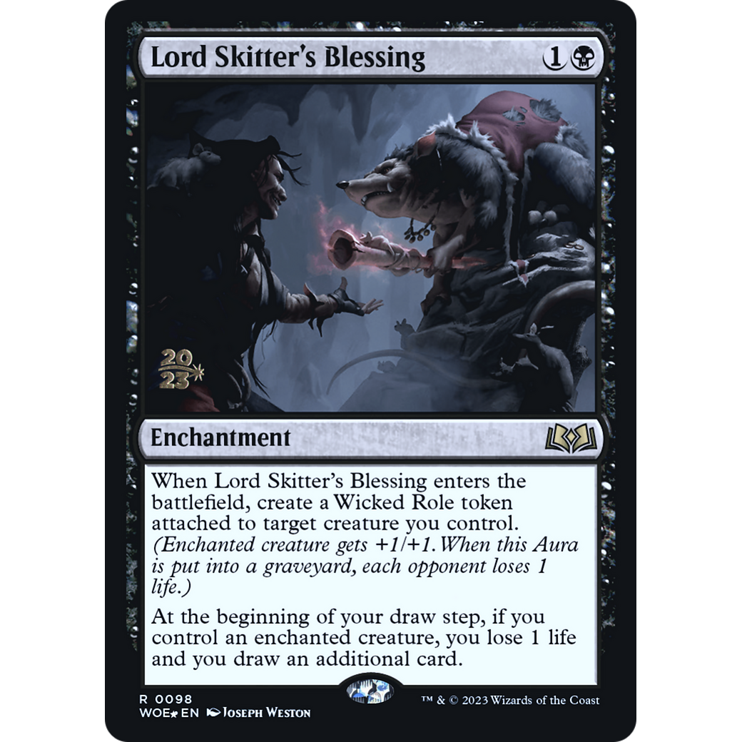 Lord Skitter's Blessing (PRE-98S) - Wilds of Eldraine Promos Foil