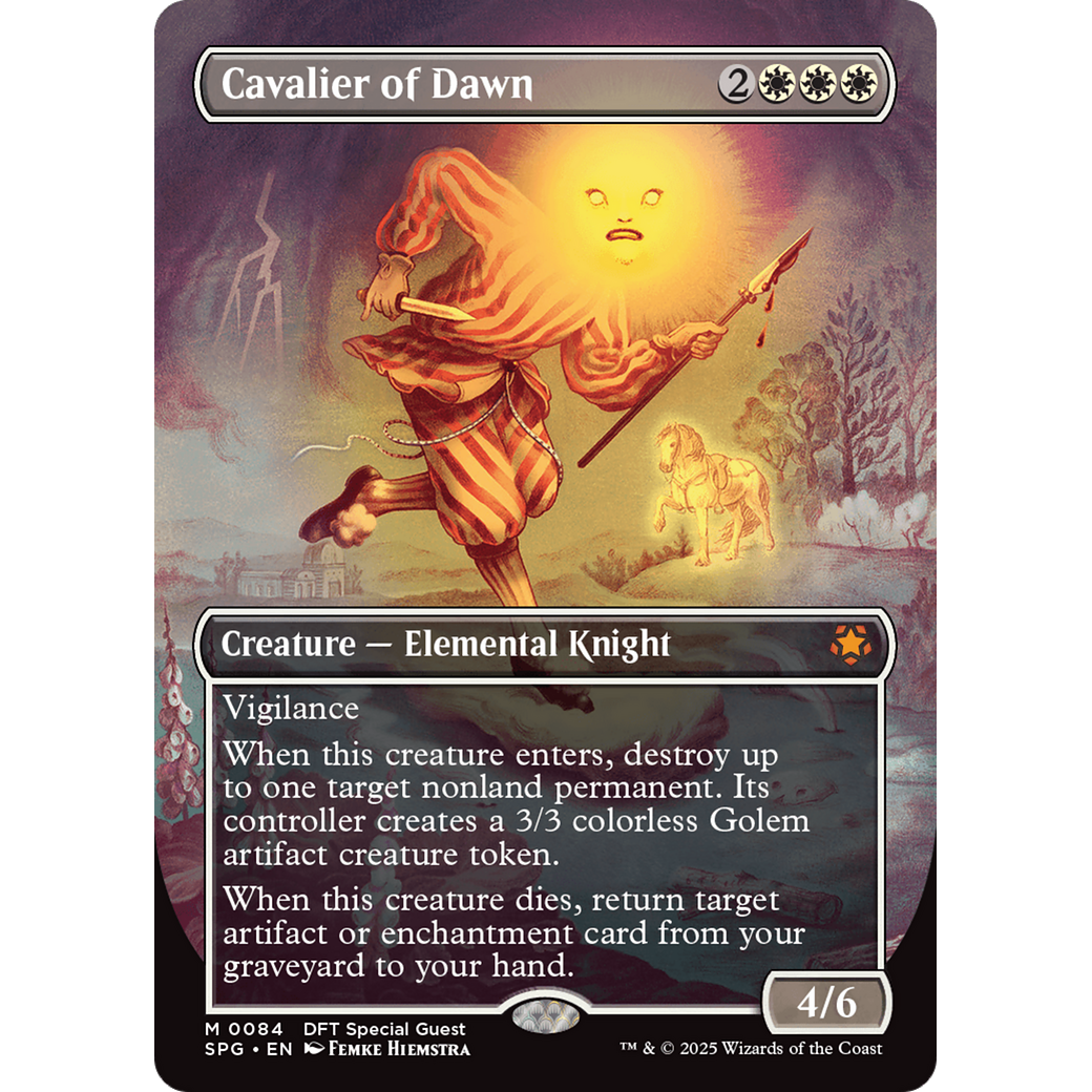 Cavalier of Dawn (Borderless) (SPG-084) - Special Guests (Borderless)