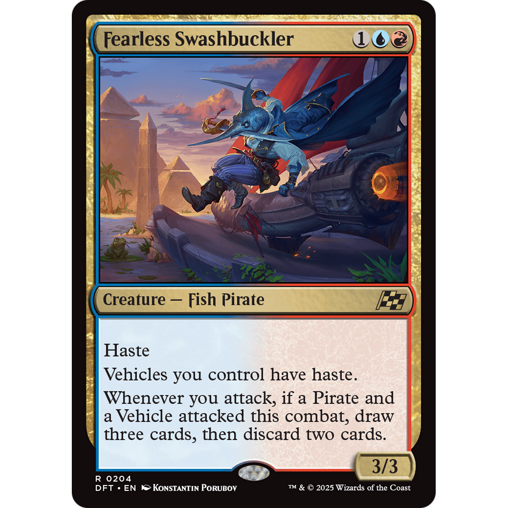 Fearless Swashbuckler (DFT-204) - Aetherdrift Foil