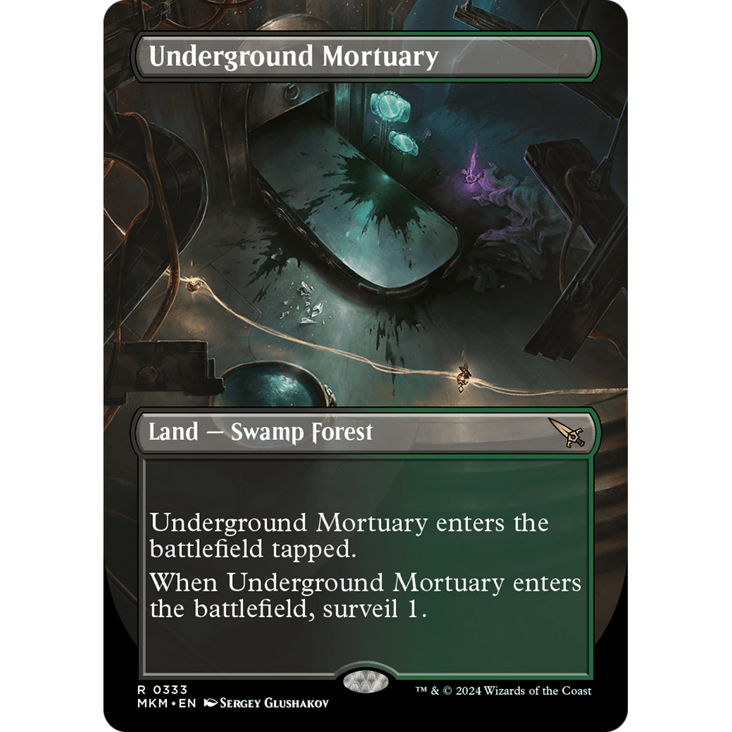 Underground Mortuary (MKM-333) - Murders at Karlov Manor (Borderless) Foil