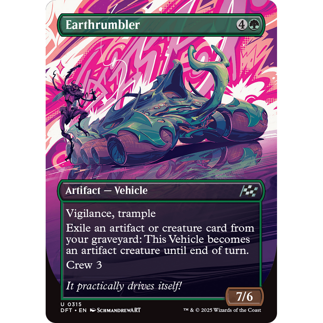 Earthrumbler (DFT-315) - Aetherdrift (Borderless) Foil