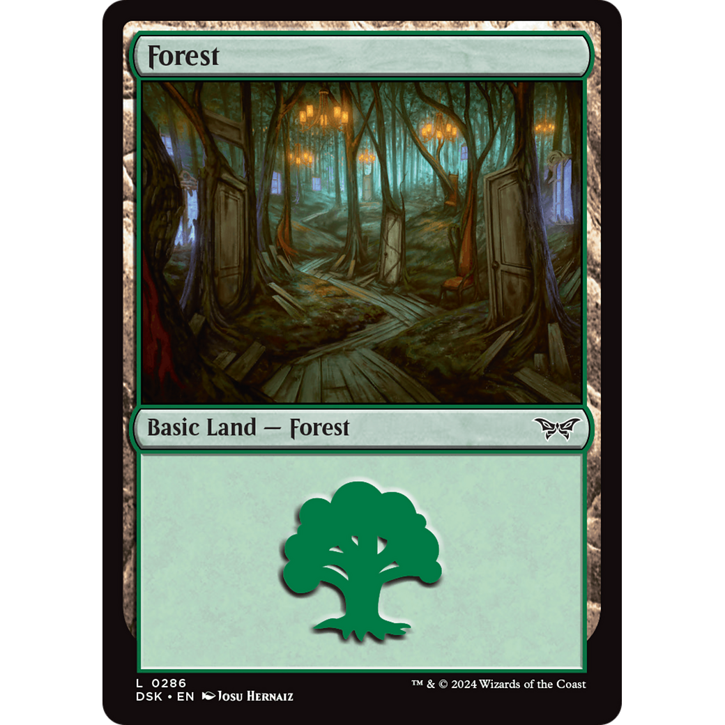 Forest (DSK-286) - Duskmourn: House of Horror Foil