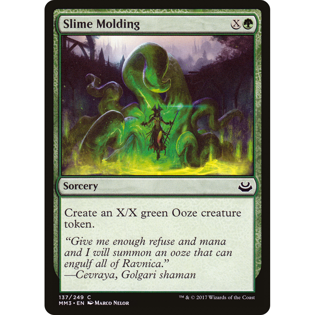 Slime Molding (MM3-137) - Modern Masters 2017 Foil