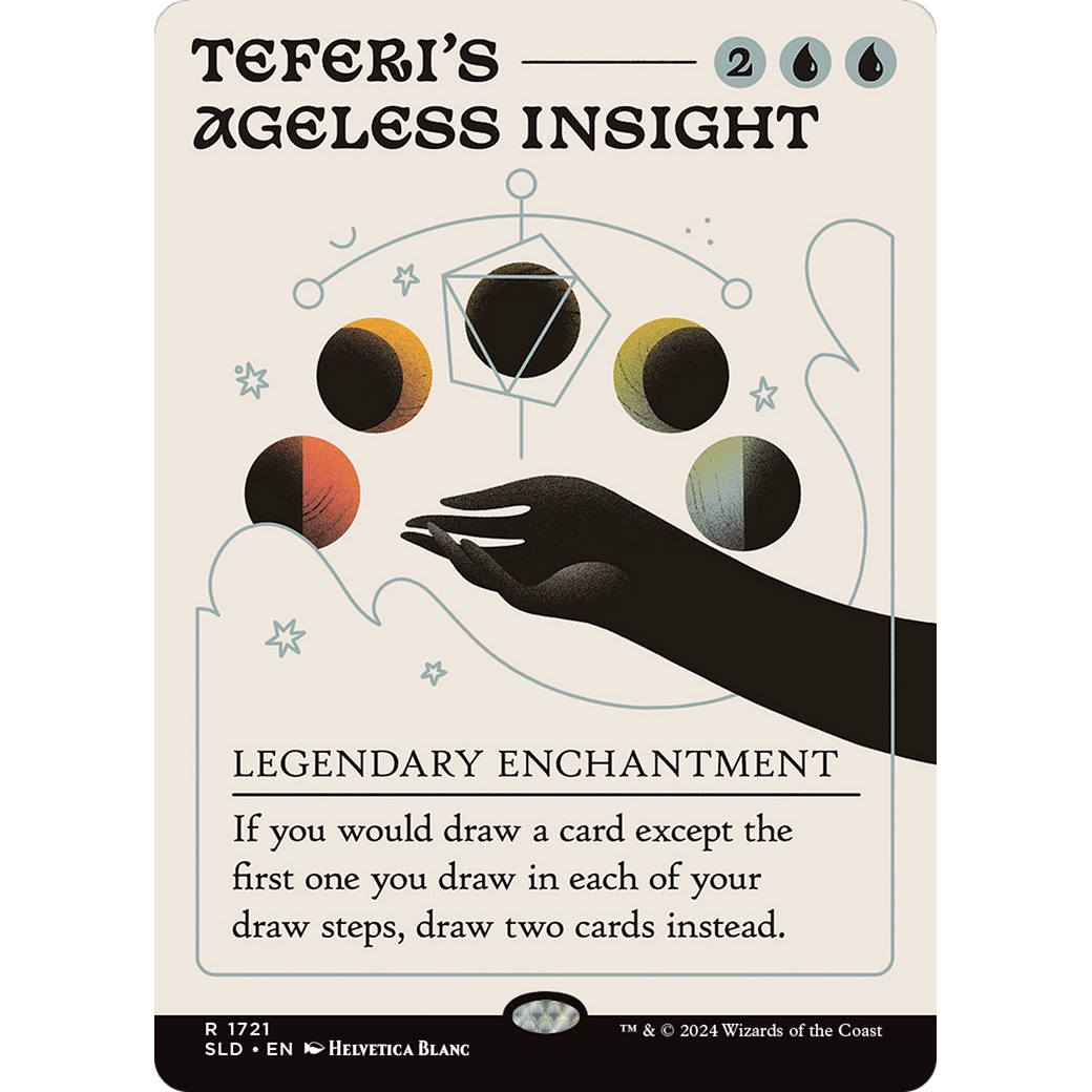 Teferi's Ageless Insight (SLD-1721) - Secret Lair Drop (Borderless)