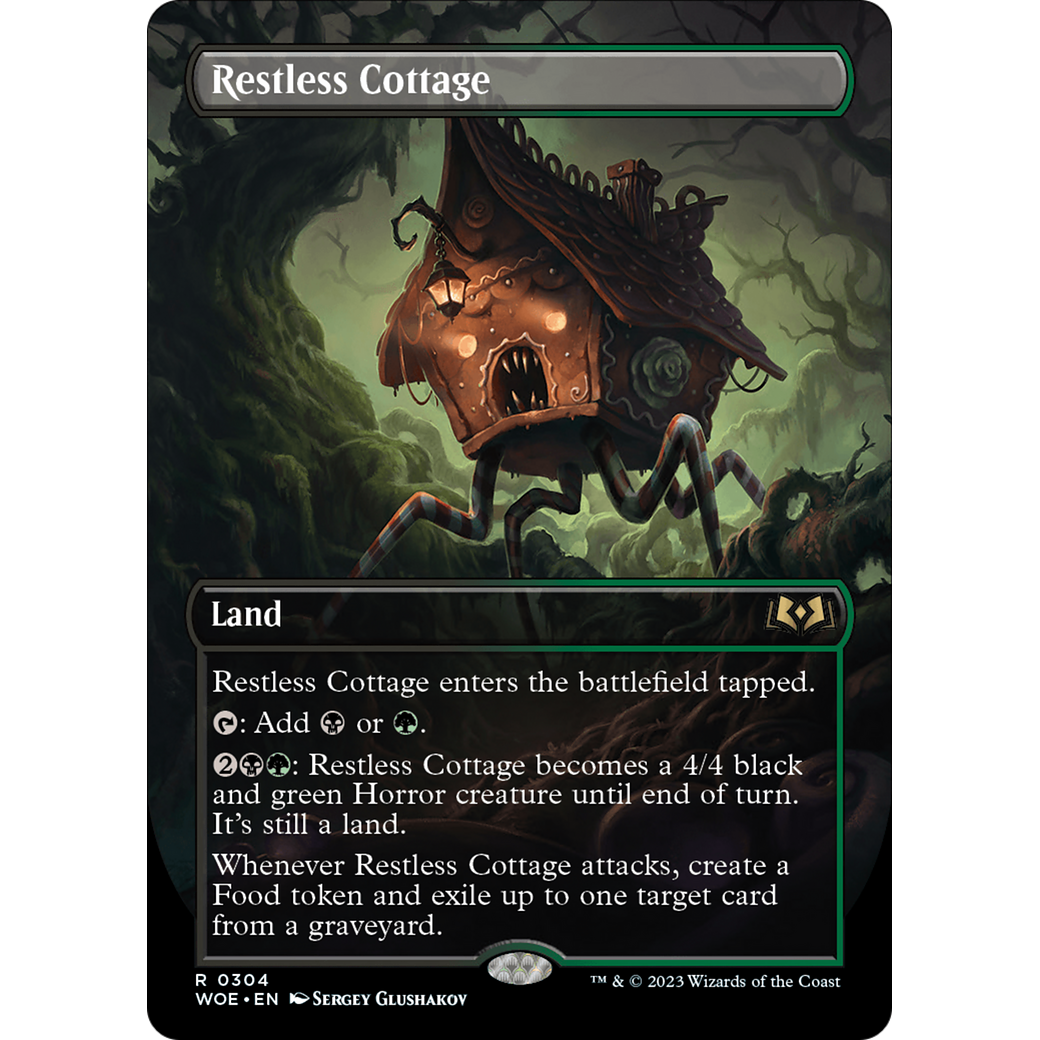 Restless Cottage (WOE-304) - Wilds of Eldraine (Borderless)