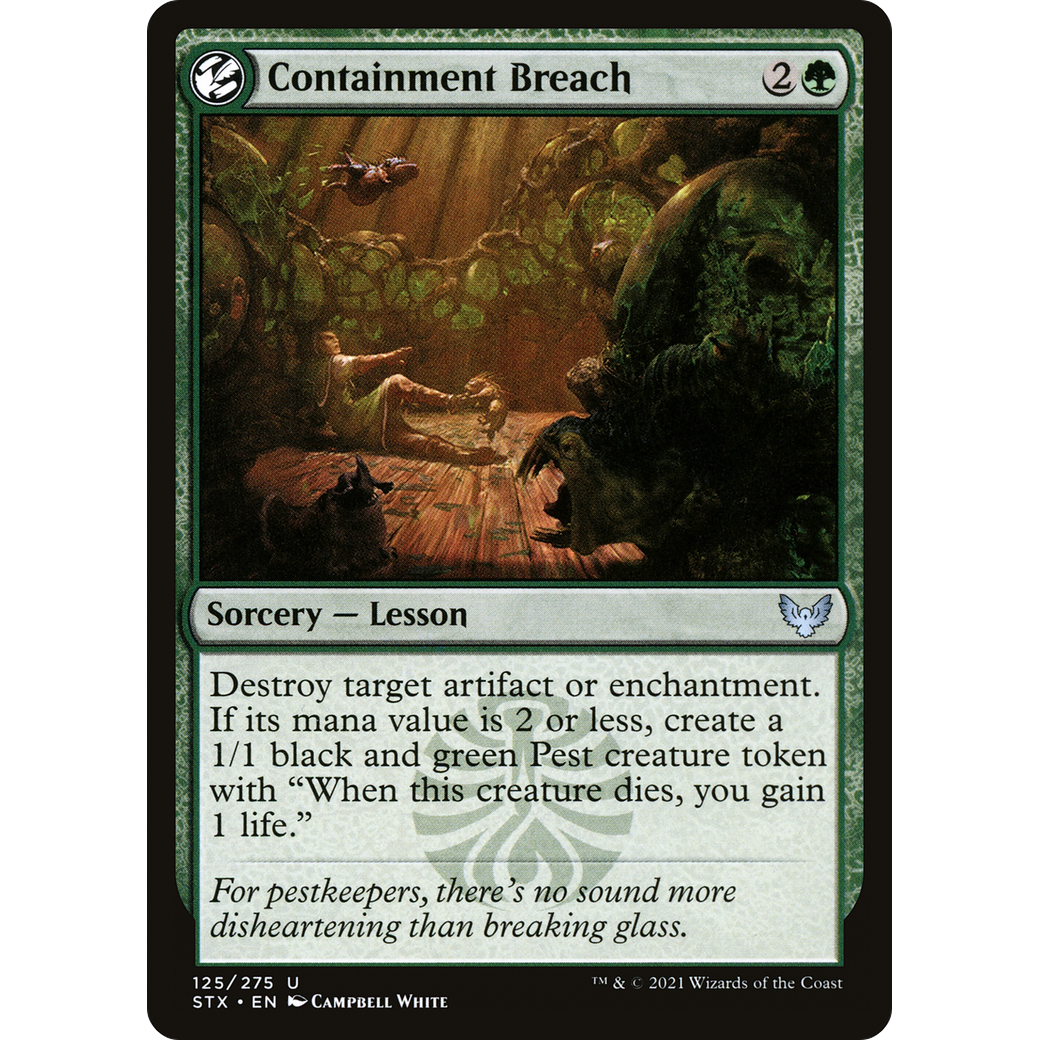 Containment Breach (STX-125) - Strixhaven: School of Mages: (lesson)