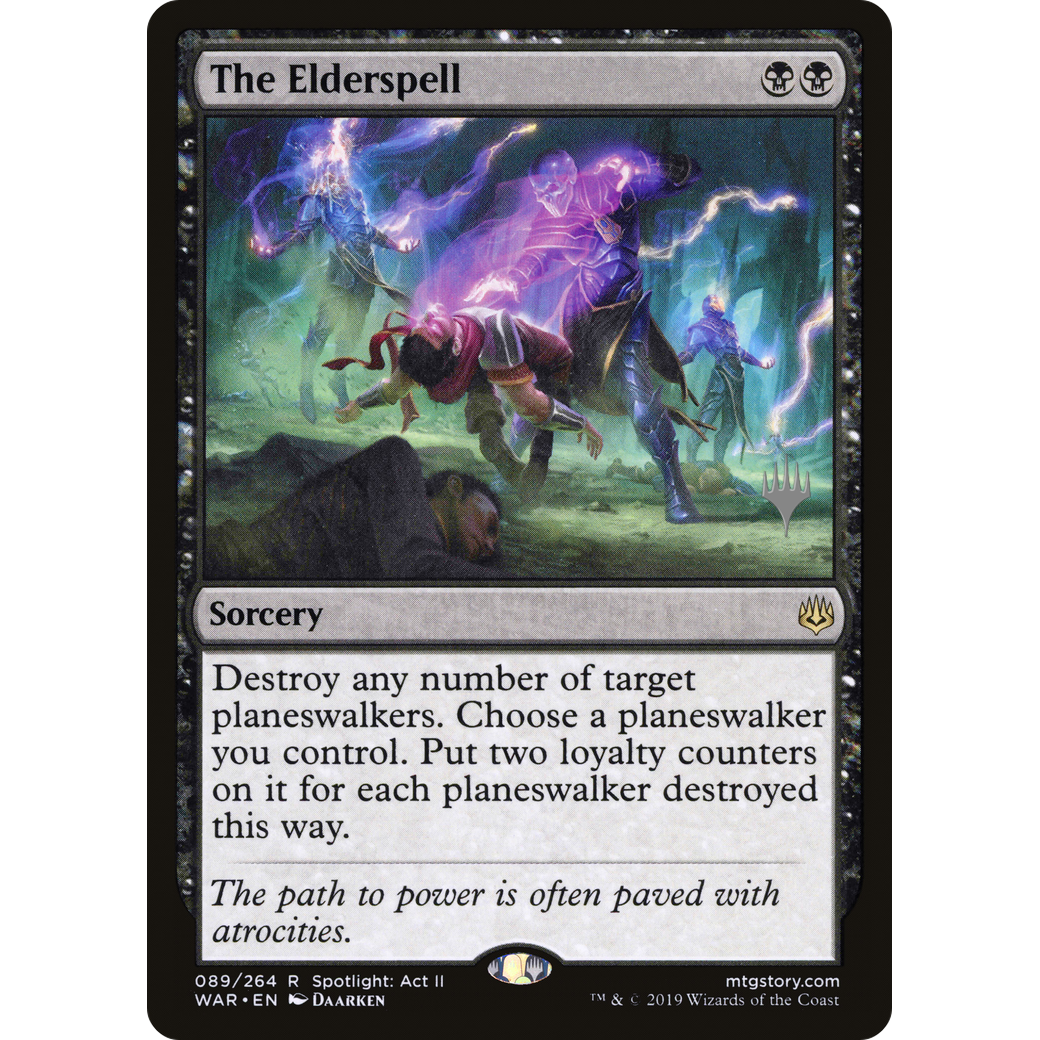 The Elderspell (PPELD-089) - War of the Spark Promos Foil