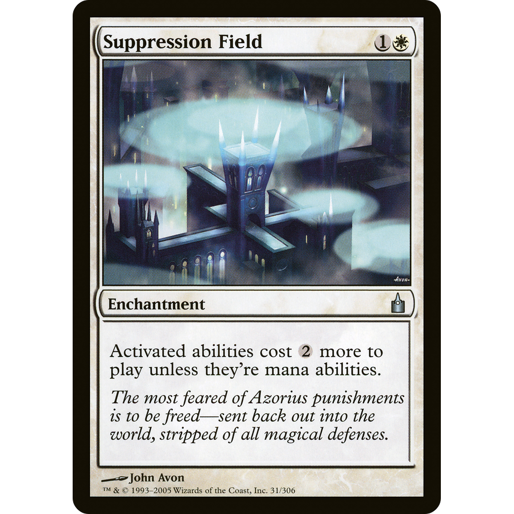 Suppression Field (RAV-031) - Ravnica: City of Guilds Foil