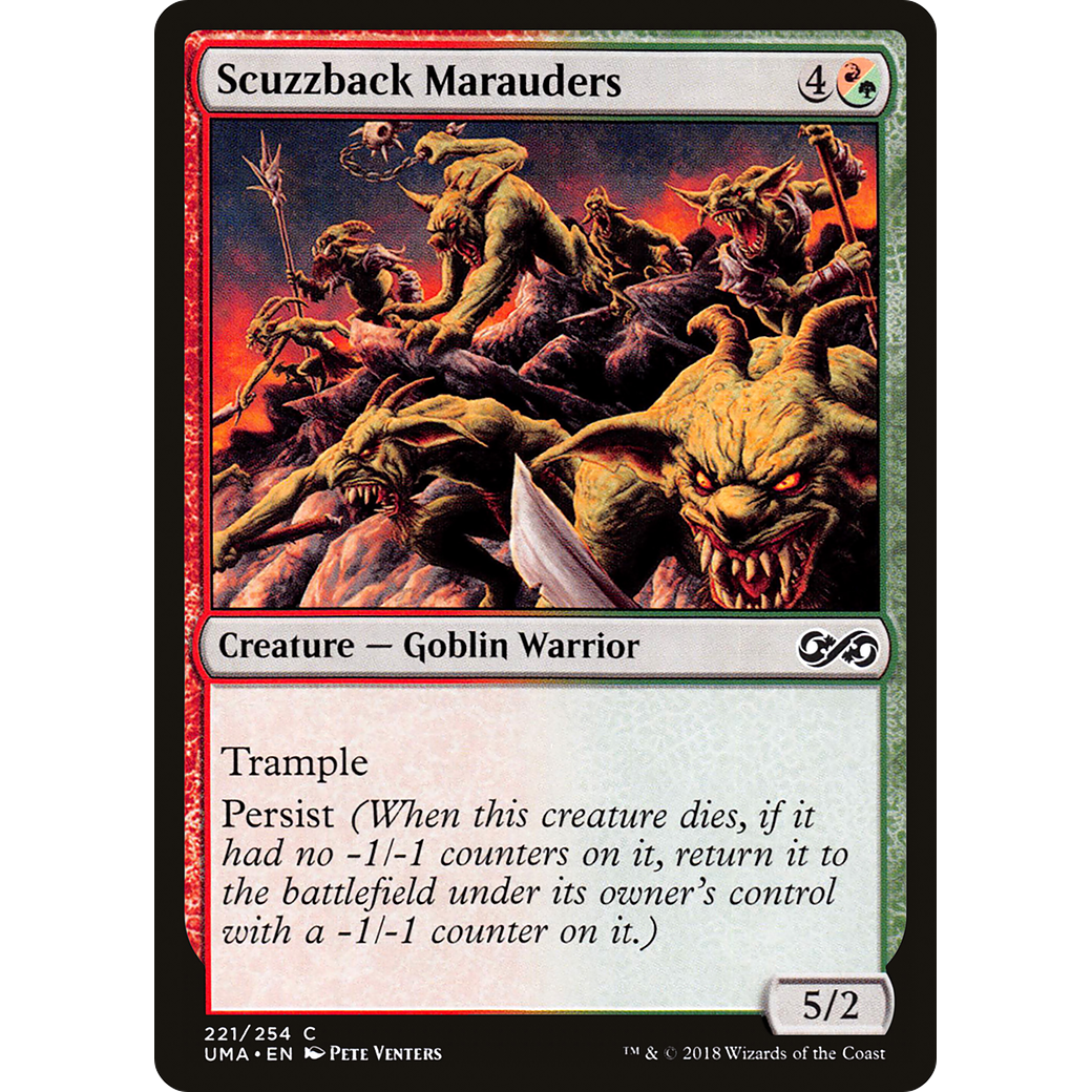 Scuzzback Marauders (UMA-221) - Ultimate Masters Foil