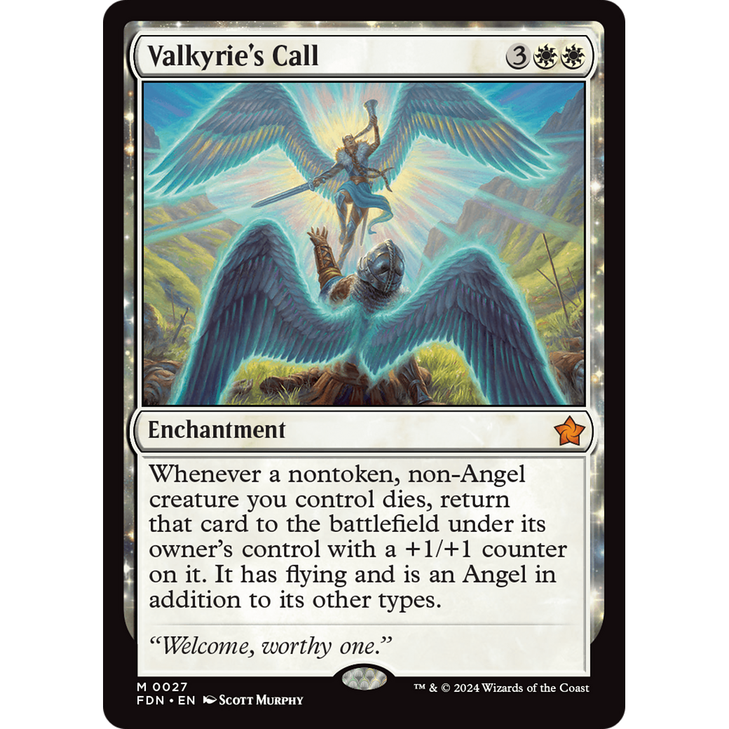 Valkyrie's Call (FDN-027) - Foundations: (nyxtouched)