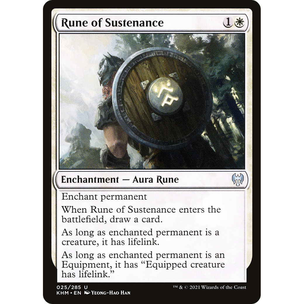 Rune of Sustenance (KHM-025) - Kaldheim