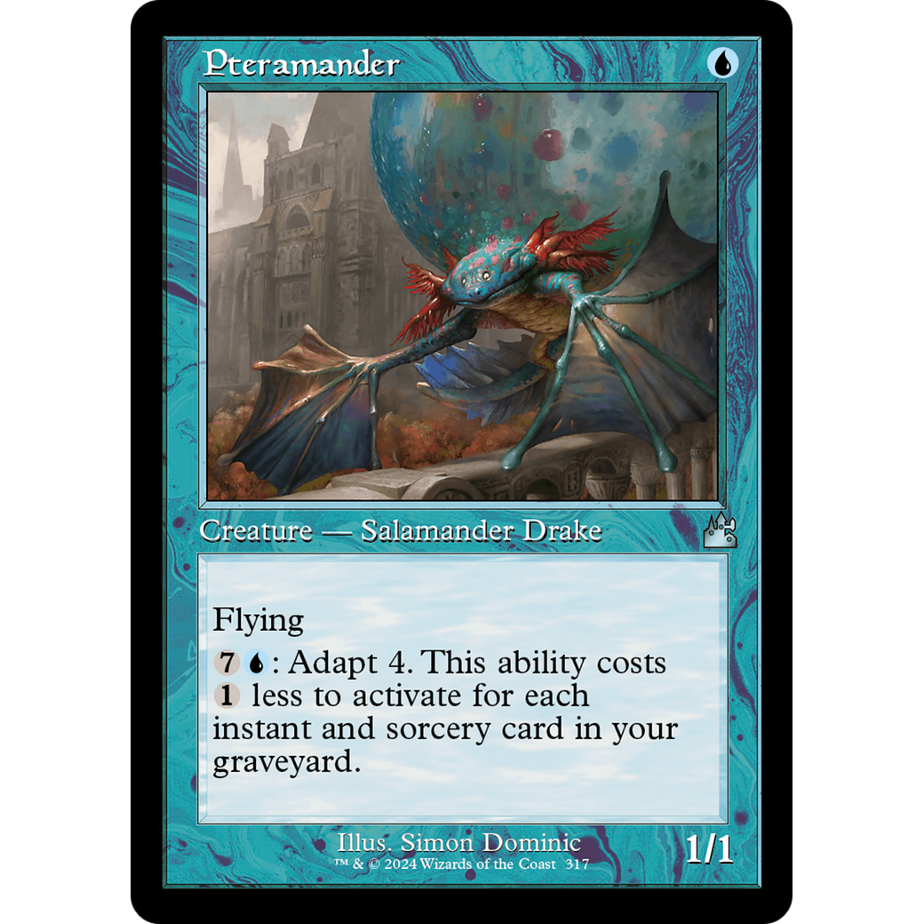 Pteramander (RVR-317) - Ravnica Remastered Foil