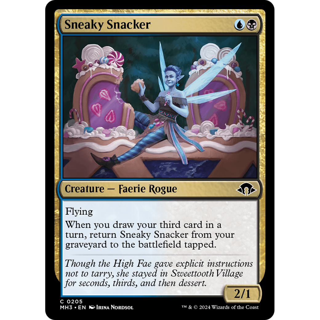 Sneaky Snacker (MH3-205) - Modern Horizons 3 Foil