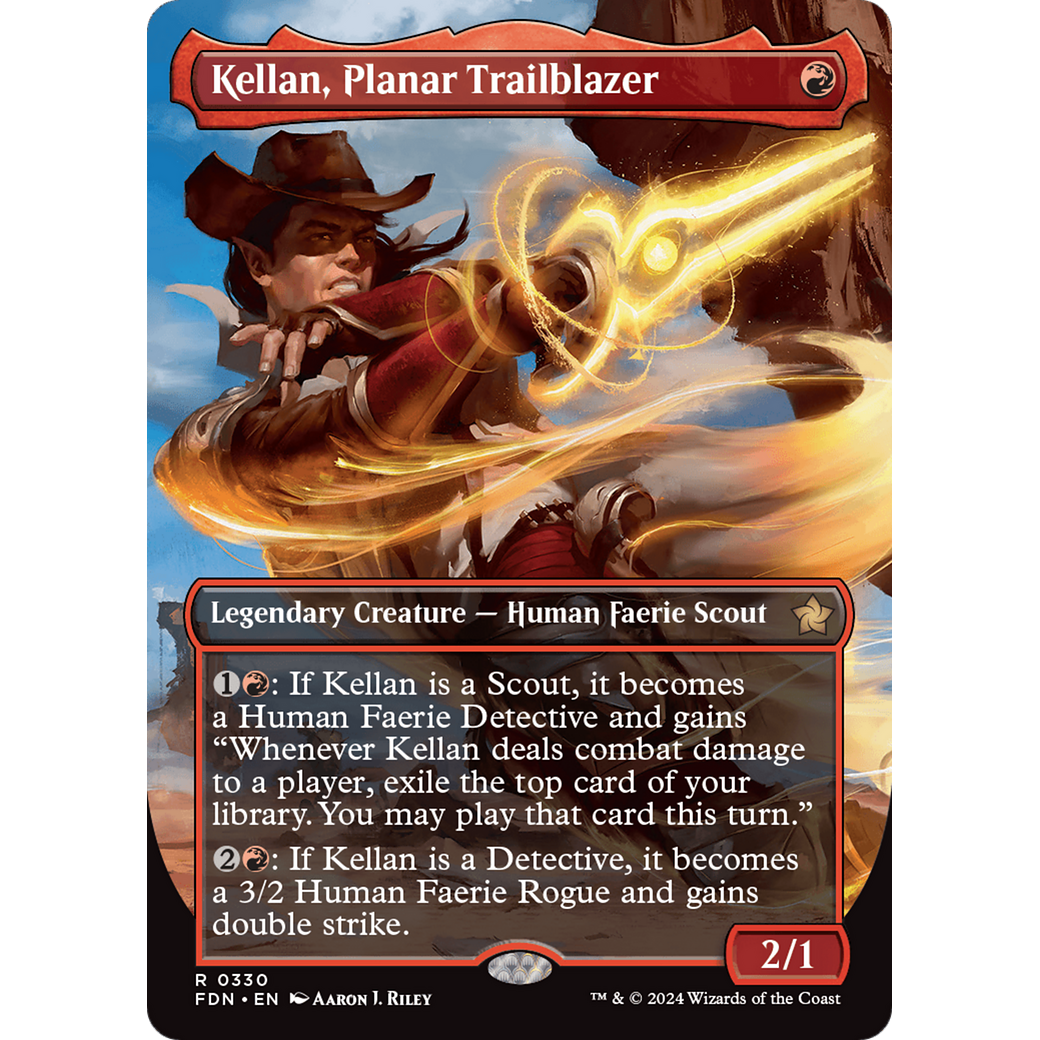 Kellan, Planar Trailblazer (FDN-330) - Foundations (Borderless) Foil
