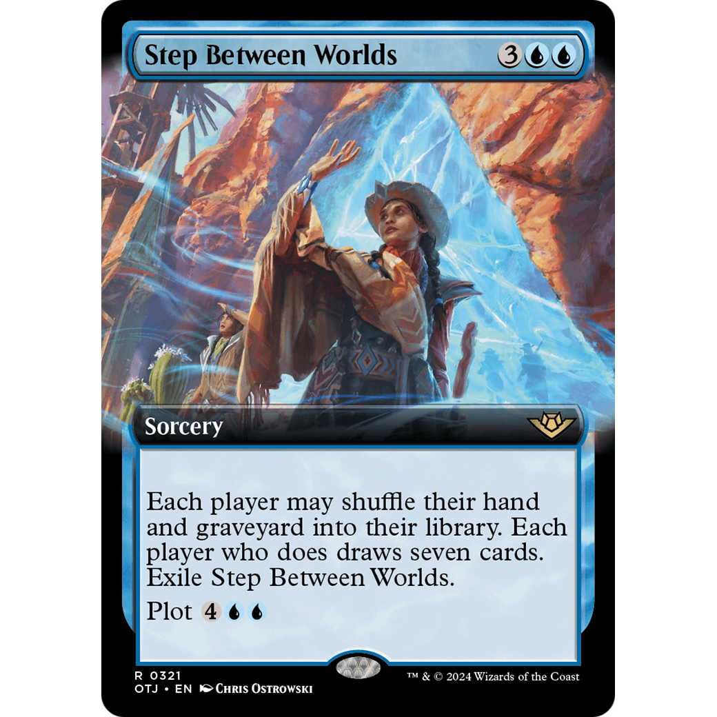 Step Between Worlds (OTJ-321) - Outlaws of Thunder Junction: (Extended Art) Foil