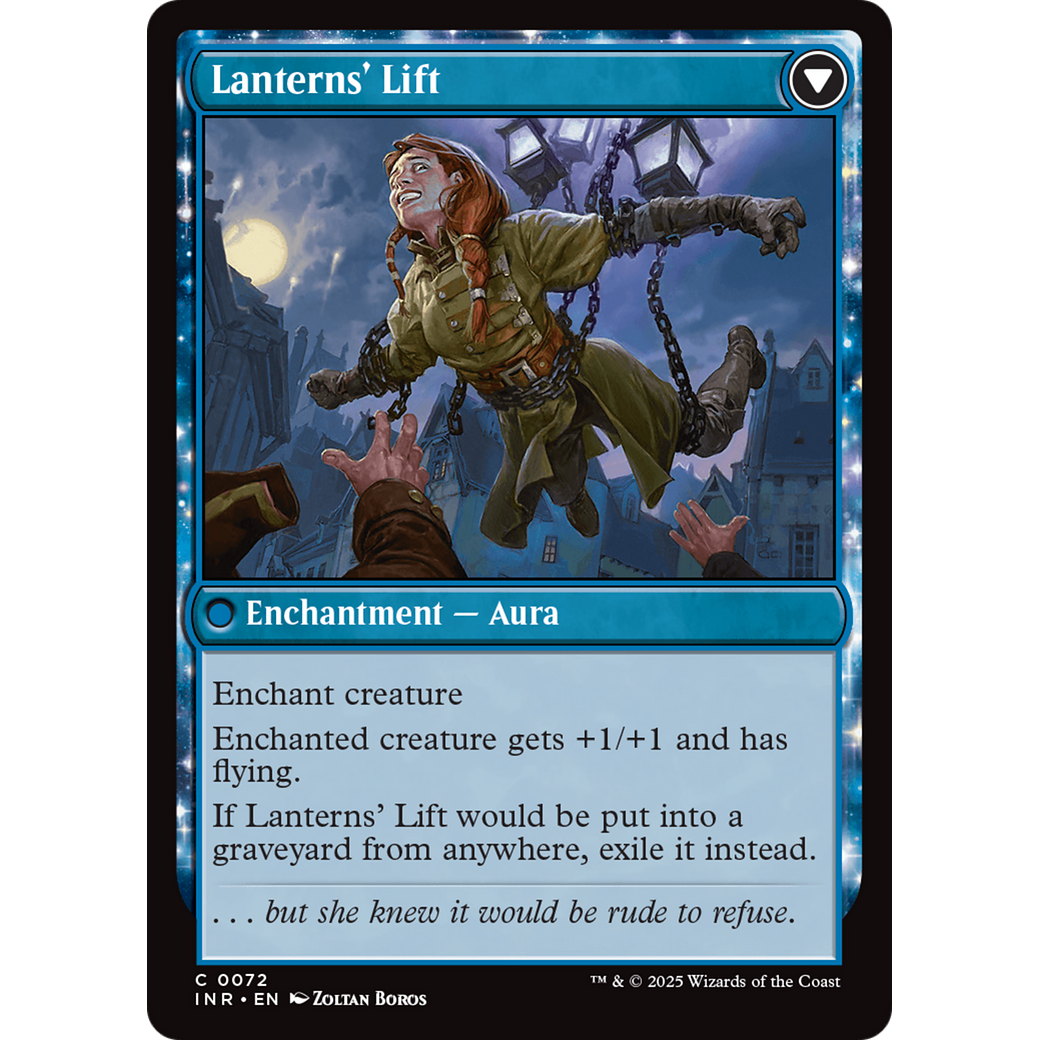 Lantern Bearer // Lanterns' Lift (INR-072) - Innistrad Remastered: (enchantment) Foil