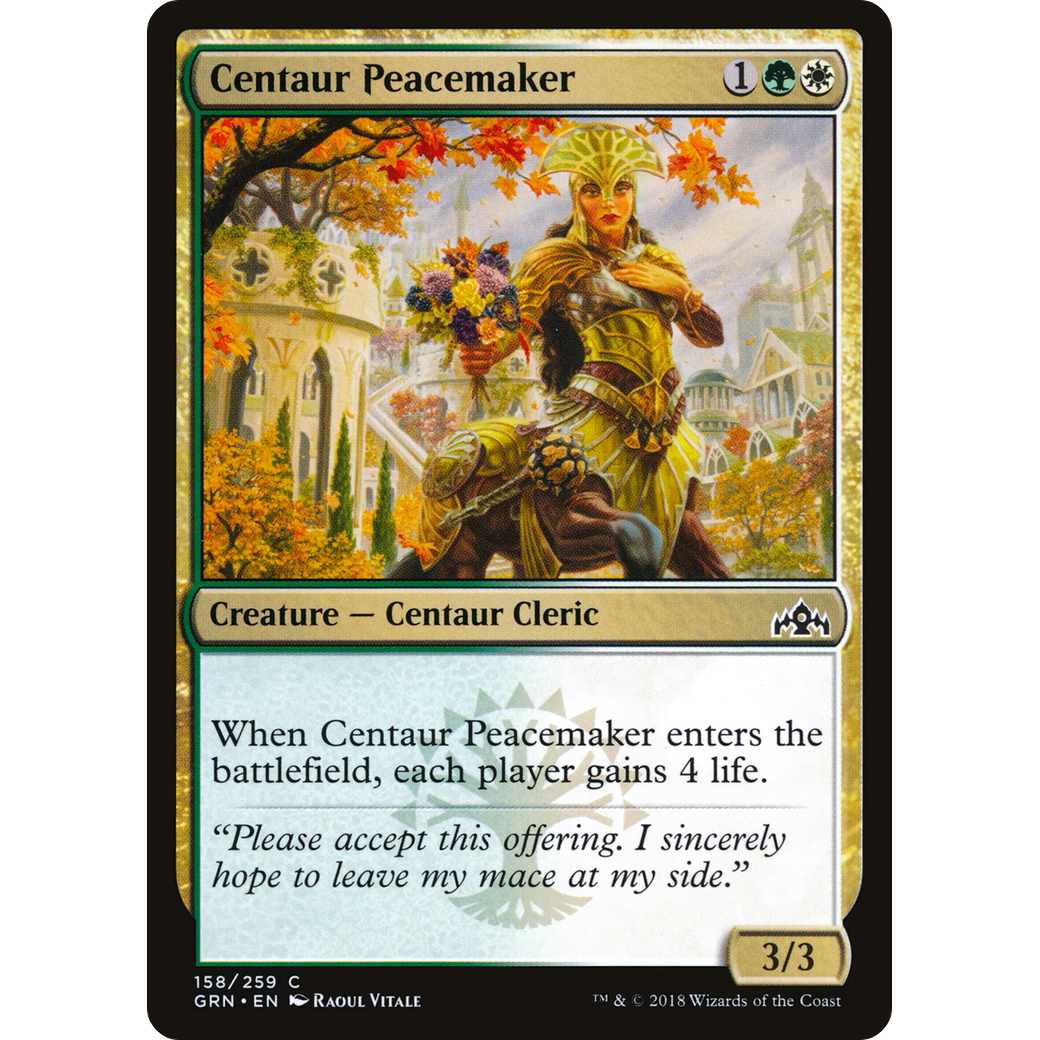 Centaur Peacemaker (GRN-158) - Guilds of Ravnica