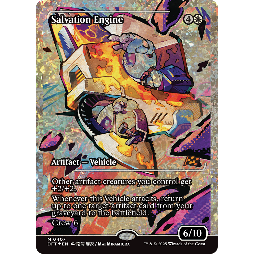 Salvation Engine (DFT-407) - Aetherdrift: (Showcase) Foil