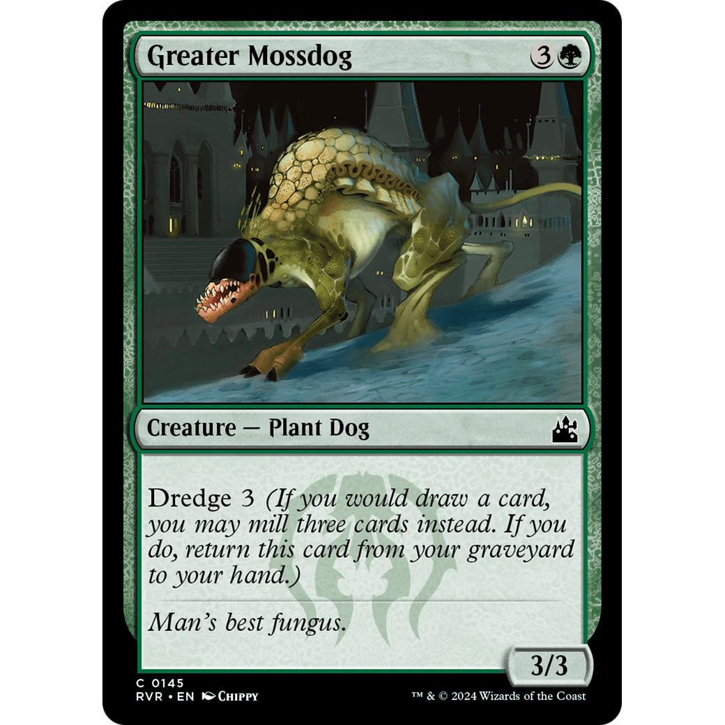 Greater Mossdog (RVR-145) - Ravnica Remastered