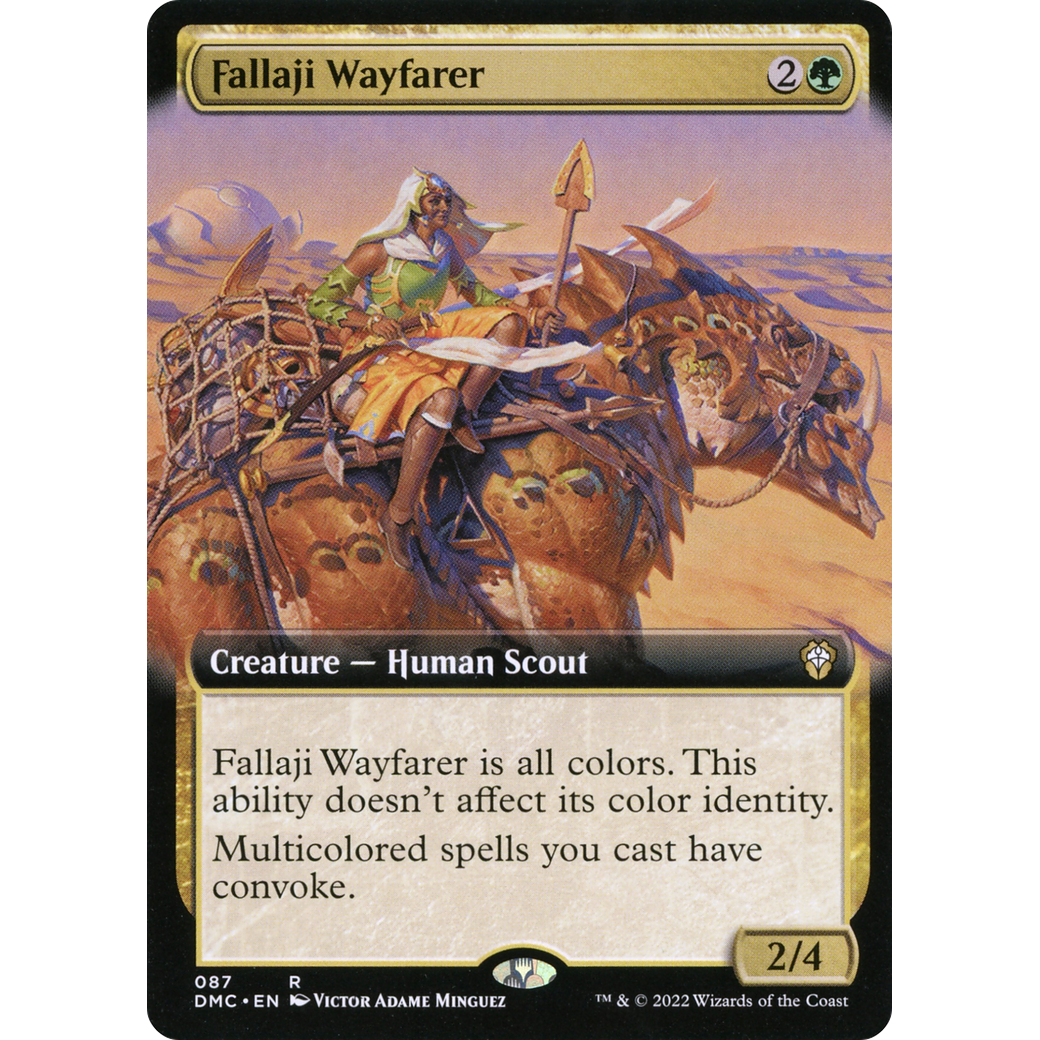 Fallaji Wayfarer (Extended Art) (DMC-087) - Dominaria United Commander: (Extended Art)