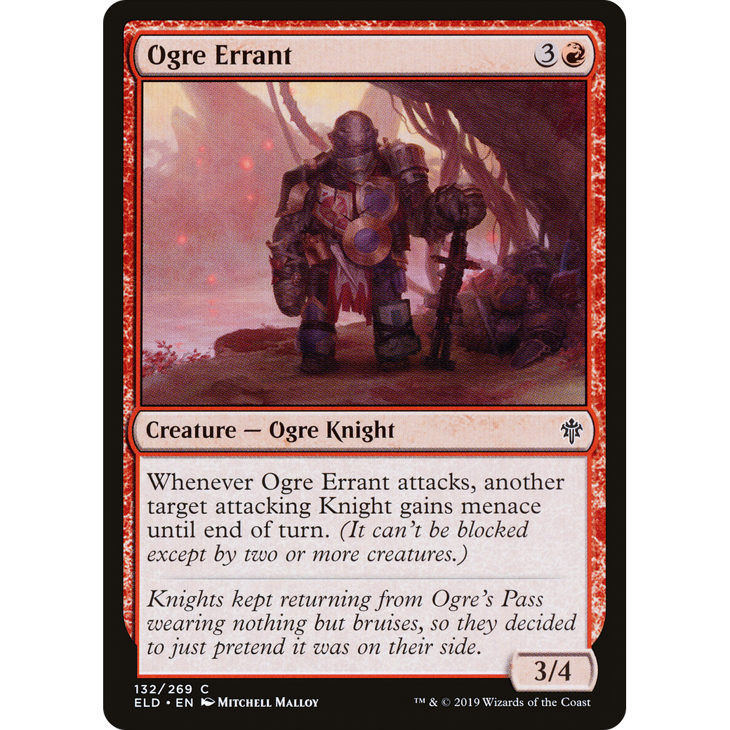 Ogre Errant (ELD-132) - Throne of Eldraine Foil