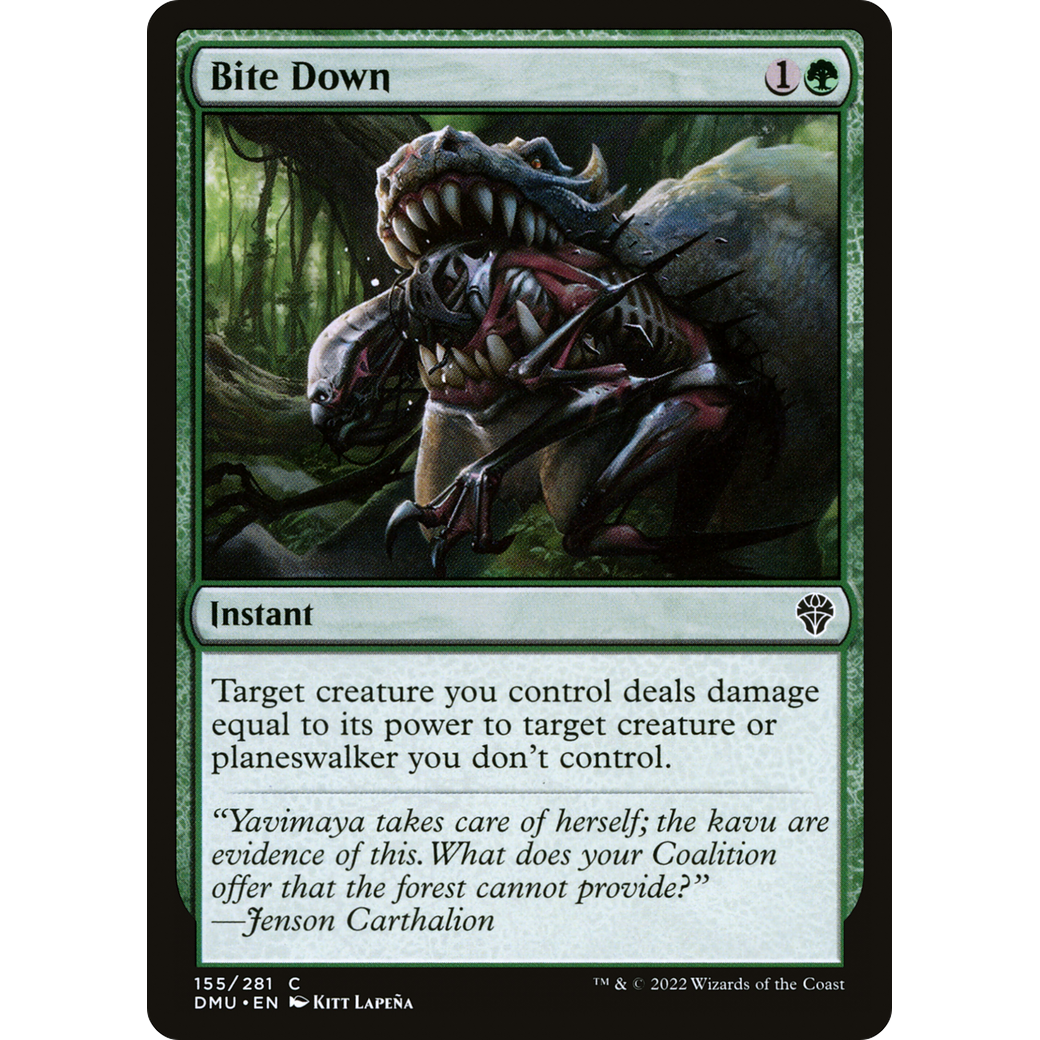 Bite Down (DMU-155) - Dominaria United Foil
